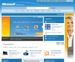 softwarerunsmyworld.net: Microsoft.com Home Page
Get product information, support, and news from Microsoft.