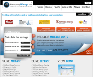 trueexpense.net: Mileage reimbursement by Company Mileage Home
Reduce mileage costs with Company Mileage. Improve mileage with Company Mileage's solution that reduces your company's mileage reimbursement.