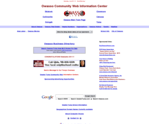owasso.com: Owasso Community Information - Owasso.com - All About Owasso, Oklahoma
Owasso.com - Owasso Oklahoma Community Information Center; All about Owasso: Owasso city information, Owasso news, events, attractions, business directory, history, Real Estate, search homes for sale
