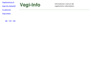 vegi.info: Vegi-Info
Portalseite zur vegetarischen Lebensweise.