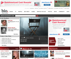givemebackbio.com: Biography.com
Read biographies, play games, watch interviews and video clips at Biography.com. Check out our Born On This Day, Deathiversary,  and Black History sections. Visit The Biography Channel for great TV shows like BIOGRAPHY, Notorious, I Survived..., and more.