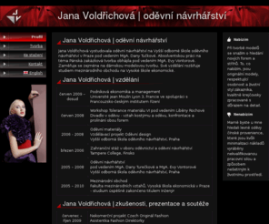 voldrichova.com: Jana Voldřichová | oděvní návrhářství
Módní návrhářství.