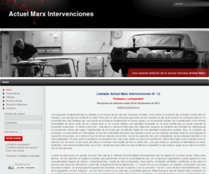 actuelmarxint.cl: Actuel Marx Intervenciones
Revista Actuel Marx Intervenciones Chile