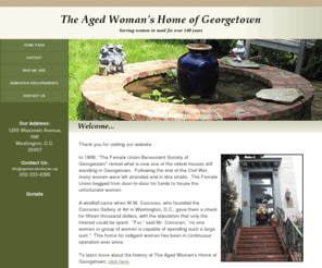 agedwomanshome.org: The Aged Woman's Home of Georgetown Website Home Page
The Aged Woman's Home of Georgetown Website