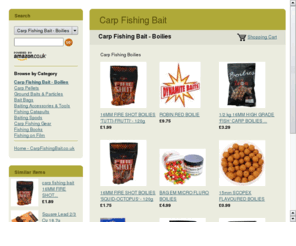 carpfishingbait.co.uk: CarpFishingBait.co.uk Carp Bait - Boilies to Fishing Tackle
Carp Fishing baits, boilies, pellets, particles, ground bait. Best boilies for carp rigs, cheap prices and discount tackle