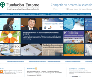 entornoformacion.com: FundaciÃ³n Entorno
FundaciÃ³n Entorno es la organizaciÃ³n lÃ­der en desarrollo sostenible empresarial en EspaÃ±a. Integrada por empresas