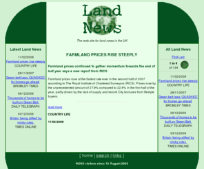 landnews.co.uk: UK Land News
An archive of UK Land News plus links to other land related sites