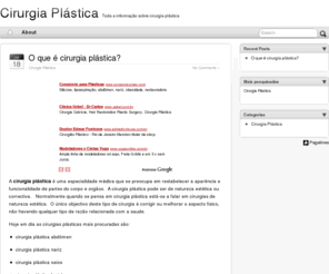 plasticacirurgia.com: Cirurgia Plástica
A melhor informação sobre cirurgia plástica.