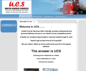 unitedcourierservices.com: united courier services - Welcome

			
			same day competitive courier company based in essex.
		
		