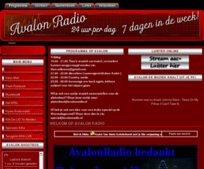 avalonradio.nl: Avalonradio
Avalon Radio, de beste online internet radio van Nederland met live uitzendingen. De muziek knalt uit je pc!!