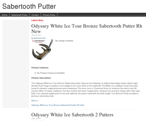 sabertoothputter.org: Sabertooth Putter
Just another WordPress site