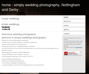 simply-weddings.info: Welcome - simply wedding photography in derby & nottingham
Creative wedding photographers in the east midlands, derby, nottingham and Leicester.