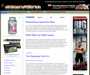 bodybuildingsupplementnews.com: Bodybuilding Supplement Guide - Home
The latest information on the hottest bodybuilding supplements on the planet., The All New Snac ZMA-5  is a new and improved formula that combines the original ZMA with the  amino acid 5-Hydroxytryptophan (5-HTP) to create a synergistic and  highly potent blend of ingredients.