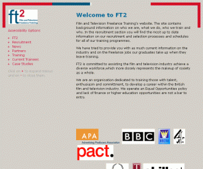 ft2.org.uk: Welcome to FT2
FT2 is a training provider for people who wish to become freelance assistants in the construction, production and technical areas of the film and television industry.