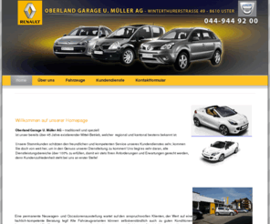 oberlandgarage.ch: Oberland Garage U. Müller AG -
Deutsch Description