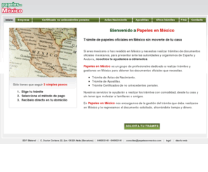 papelesenmexico.com: Papeles en Mexico | Trámites en México: certificado antecedentes no penales, apostillas, actas nacimiento México
PAPELES EN MÉXICO | Trámites en México