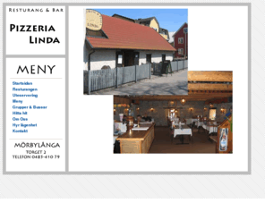 pizzerialinda.com: Restaurang och Pizzeria Linda i Mörbylånga på Öland
Pizzeria Linda ligger centralt vid torget i Mörbylånga ett stenkast från Kalmarsund med trädgård- och trottoarservering. A la carte matsedel och stort utbud på pizzor, fullständiga rättigheter