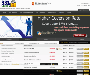 sslcerts247.com: Buy SSL Certificates - Cheap SSL - Widest Range of SSL Certificates
SSL Certificate store. Buy AlphaSSL, Buy Comodo, Buy DigiCert, Buy GlobalSign, Buy GeoTrust, Buy GlobeSSL, Buy Thawte, Buy RapidSSL, Buy VeriSign. SSL Comparison