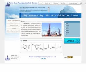 tjcrestpharm.com: Tianjin Crest Pharmaceutical R&D Co., Ltd.
天津克莱斯特 