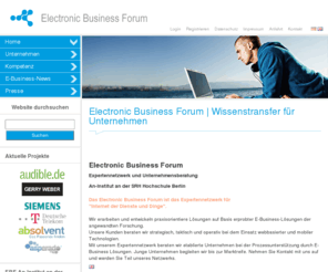 electronic-business-forum.de: Electronic Business Forum | Wissenstransfer für Unternehmen  | Electronic Business Forum
