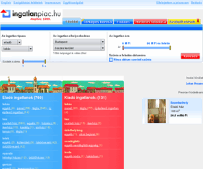 ingatlanpiac.hu: Ingatlanpiac.hu - eladó és kiadó ingatlanok
ingatlanpiac.hu eladó és kiadó ingatlanok hirdetési oldala térképes ingatlankeresővel