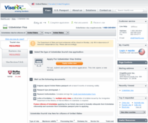 visituzbekistan.org: Uzbekistan Visa: Application, Requirements. Apply for Uzbekistani Visas Online.
Uzbekistan Visa  Services: Secure Online Application; Tourist, Business, Private Visas to Uzbekistan. Comprehensive Information on Uzbekistan Visa Requirements - Apply Now.