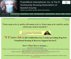 frame-work.org: Home
Located in Summit County Ohio Framework International, Inc. "The Madeline Kidd Ministry for Jail & Prison Ministries" provides finances for Chaplains in Correctional Institutions, Housing and Recovery Support through Sober Living Homes.