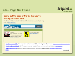 hotelroominfo.com: Tripod - Succeed Online | Error
Tripod is a free web host with easy site building tools for blogs, photo albums, Microsoft FrontPage(®) support, and ftp, as well as a variety of subscription packages to choose from. Features include safe and reliable hosting, online help, and a variety of tools and services to give the flexibility you need.