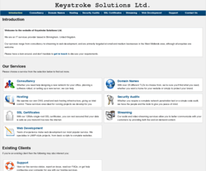 keystrokesolutions.com: Keystroke Solutions • Introduction
Keystroke Solutions Ltd. is an IT services provider based in Birmingham, United Kingdom.