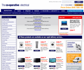 coopappliancesonline.com: Buy Electrical Appliances Online At The Co-operative Electrical
Find the best deals on a large range of electrical appliances including washing machines, dishwashers and televisions.
