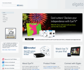 elgato.com: Elgato - North America
Mac TV tuners with EyeTV software. Turn your Macintosh into a television and DVR.
