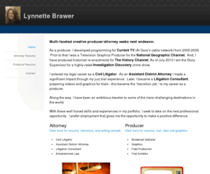 lynnettebrawer.com: Lynnette Brawer - Home
Lynnette Brawer Attorney Producer