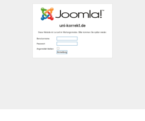 unikorrekt.net: Willkommen auf der Startseite
Joomla! - dynamische Portal-Engine und Content-Management-System