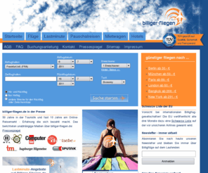 billiger-fliegen.de: billiger-fliegen.de - Billigflüge, günstiger fliegen, billigflug, Flüge
Billigflüge, Flüge, billigflug bei billiger-fliegen.de viele Sonder- Spar  und Graumarkttarife hier verreisen Sie günstig gut und sicher Flüge billigflüge billigflüge