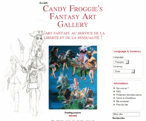 candyfroggie.com: Candy Froggie's Fantasy Art Gallery
fantasy art gallery promoting freedom and sensuality