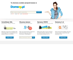 ecobrend.com: Domeny.pl - Ta domena została zarejestrowana
Zarejestruj domenę w domeny.pl