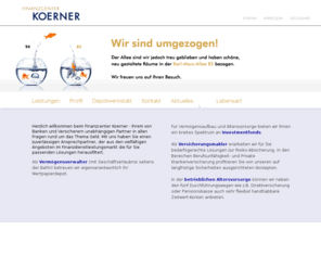 finanzcenterag.de: Finanzcenter Koerner – Ihr Finanzdienstleister in Berlin
Herzlich willkommen beim Finanzcenter Koerner  Ihrem von Banken und Versicherern unabhängigen Partner in allen Fragen rund um das Thema Geld.