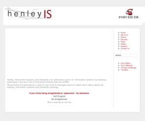 henleyis.com: Henley IS Coins Consultants
Henleyis  Coins Consultants, Construction Information Systems Consultants