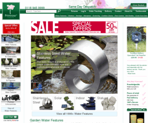 primrose.co.uk: Garden Water Features - Indoor Water Features - Primrose
Indoor and outdoor water features from only £9.95. Cascading water features, solar fountains, stainless steel spheres, waterfalls and more. Fast delivery throughout the UK.
