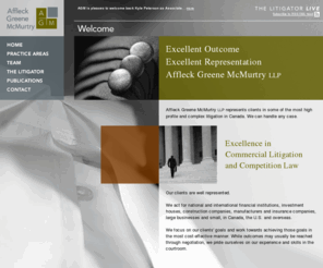 agmlawyers.org: Excellence in Commercial Litigation and Competition Law - Affleck Greene McMurtry LLP
Affleck Greene McMurtry LLP (AGM LLP) - Excellence in Commercial Litigation and Competition Law