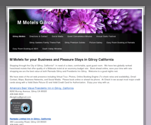 gilroymotels.com: Gilroy Motels
Gilroy Motels