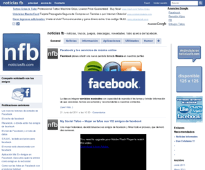 noticiasfb.com: noticias fb
noticias fb - noticias, trucos, juegos, descargas, novedades. todo acerca de facebook.