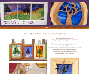 woodnglass2.com: Wood 'N Glass - Combinations of Carved Wood & Stained Glass
Wood 'N Glass - Unique combinations of Carved Wood & Stained Glass by Deb Becker