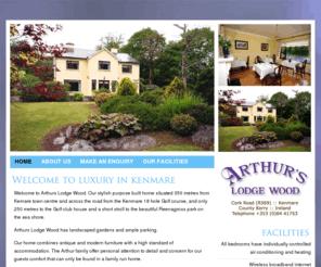 arthurslodgewood.com: Luxury Accommodation in Kenmare at Arthurs Lodge Wood
Luxury Accommodation in Kenmare at Arthurs Lodge Wood