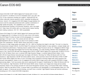 canon60d.info: Canon EOS 60D
Low Low Price Canon EOS 60D Clearance Sale