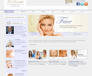 feelbeautiful.com: Cosmetic Plastic Surgery San Diego Encinitas Carlsbad CA Feel Beautiful
Feel Beautiful Plastic Surgery is located in the Carlsbad-Encinitas area of North County San Diego. Dr Steven Laverson is a Breast Body and Face specialist