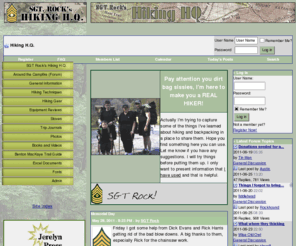 hikinghq.net: Hiking H.Q.
This is a discussion forum powered by vBulletin. To find out about vBulletin, go to http://www.vbulletin.com/ .