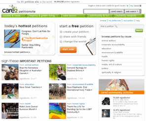 thepetitionsite.org: Petition Site - Start free petitions
The easiest do-it-yourself tools for creating and promoting an online petition. For free!