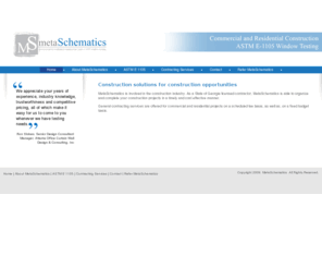 metaschematics.com: ASTM E 1105
MetaSchematics - ASTM E 1105 Window Testing and Residential and Commercial Construction