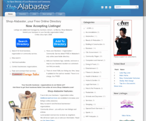 shop-alabaster.com: Shop-Alabaster
Shop-Alabaster|An Open Directory of Businesses and organizations of Alabaster, Alabama.|Add your business today, it's free!